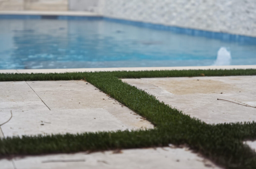 Artificial turf install