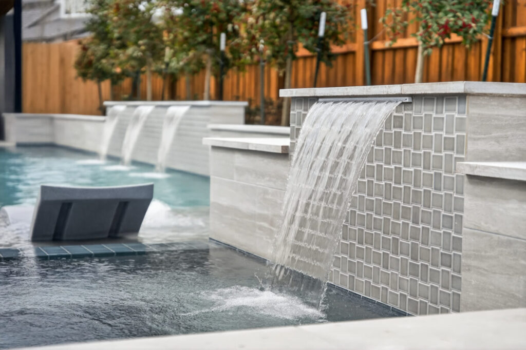 Waterfall Pool Feature
