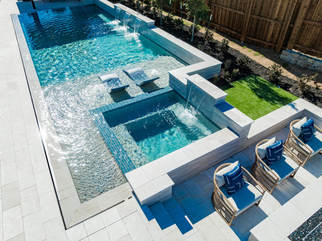 Luxury pool features