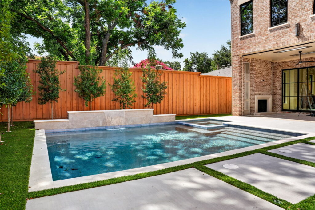 custom pool remodel