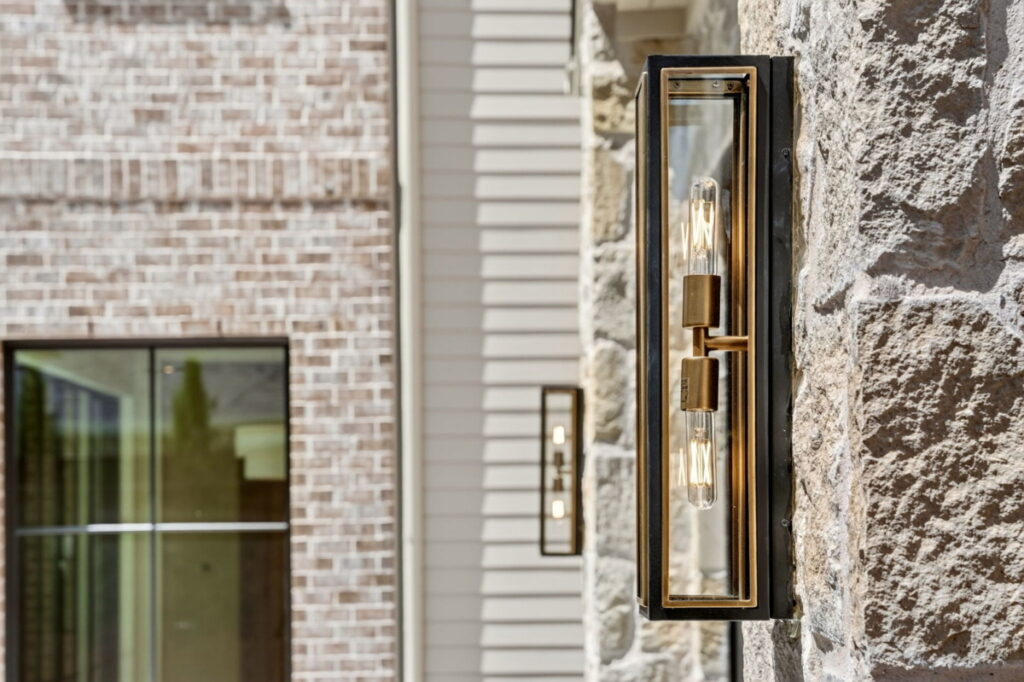 outdoor lighting installation